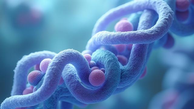 Gut flora illustration to represent gut health and nutrition.